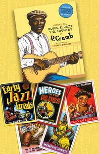 HEROES DEL BLUES, EL JAZZ Y EL COUNTRY (ED. ESPECIAL) | 9788419735423 | CRUMB, ROBERT | Llibreria Online de Tremp