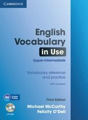 ENGLISH VOCABULARY IN USE UPPER-INTERMEDIATE | 9781107600942 | MCCARTHY, MICHAEL; O'DELL, FELICITY | Llibreria Online de Tremp