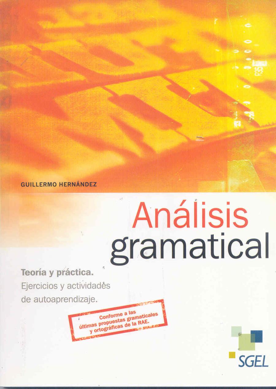 ANÁLISIS GRAMATICAL | 9788497786652 | HERNÁNDEZ, GUILLERMO | Llibreria Online de Tremp