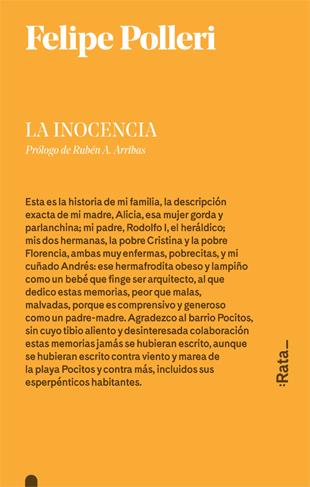 LA INOCENCIA | 9788416738236 | FELIPE POLLERI | Llibreria Online de Tremp