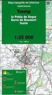 TREMP, LA POBLA DE SEGUR, SERRA DE BOUMORT, ISONA 1:25000 | 8414774320318 | Llibreria Online de Tremp