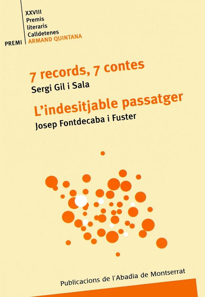 7 RECORDS, 7 CONTES ; L'INDESITJABLE PASSATGER | 9788484150213 | GIL I SALA, SERGI | Llibreria Online de Tremp