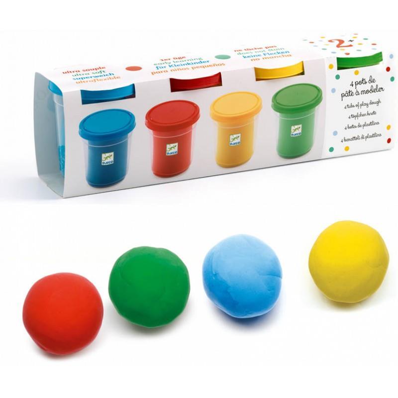 4 POTS PLASTILINA | 3070900097568 | DJECO