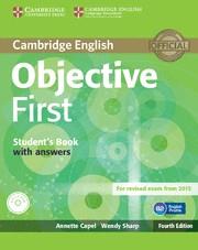 OBJECTIVE FIRST STUDENT'S BOOK WITH ANSWERS WITH CD-ROM 4TH EDITION | 9781107628304 | CAPEL, ANNETTE/SHARP, WENDY | Llibreria Online de Tremp