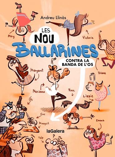 LES NOU BALLARINES 1. CONTRA LA BANDA DE L'OS | 9788424674465 | LLINÀS DURAN, ANDREU | Llibreria Online de Tremp