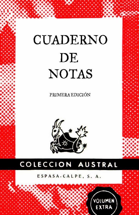 CUADERNO DE NOTAS ROJO | 9788467008388 | Llibreria Online de Tremp