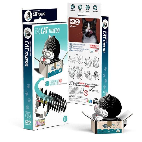 FIGURA 3D CARTRÓ CAT TUXEDO | 9421036940114 | Llibreria Online de Tremp