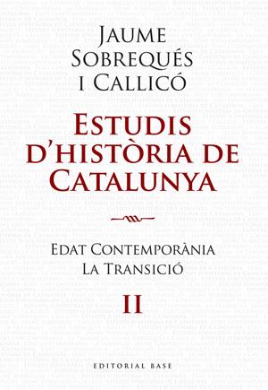 ESTUDIS D'HISTORIA DE CATALUNYA | 9788492437207 | SOBREQUES I CALLICO, JAUME | Llibreria Online de Tremp