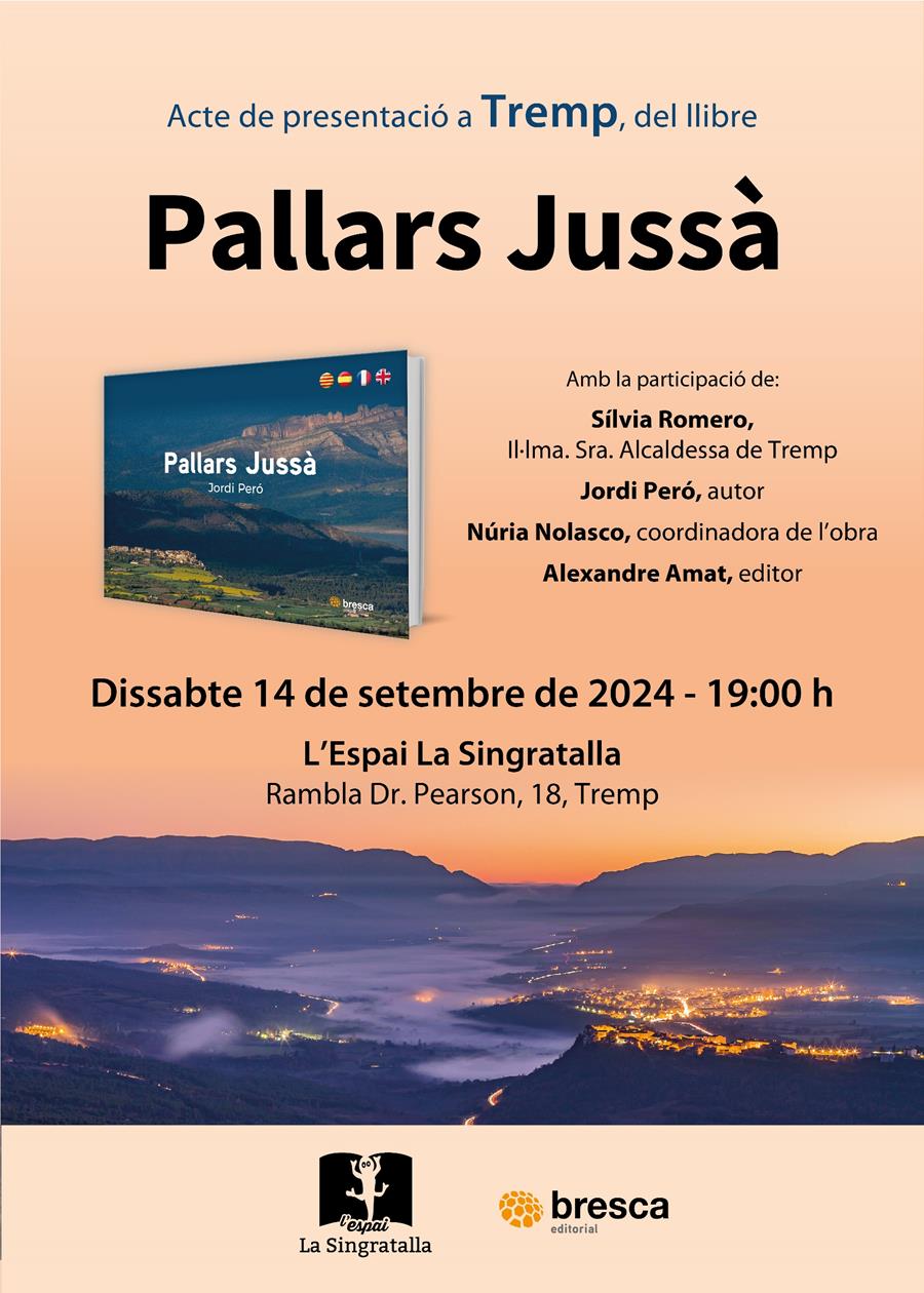 "PALLARS JUSSÀ" de JORDI PERÓ - Llibreria Online de Tremp