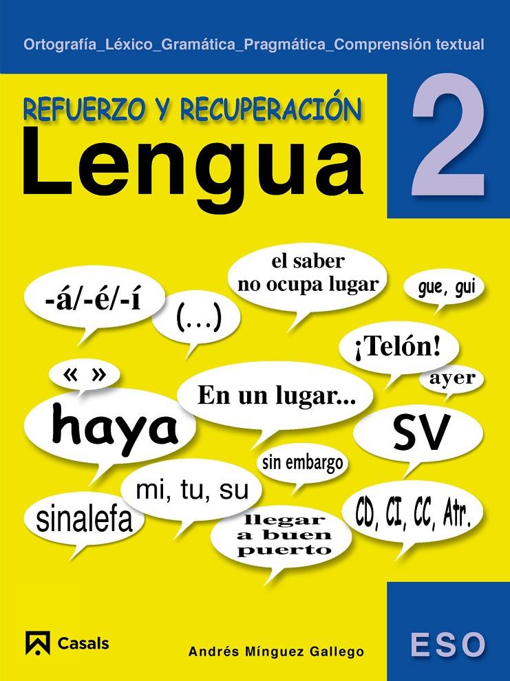 REFUERZO DE LENGUA 2 | 9788421836620 | MÍNGUEZ GALLEGO, ANDRÉS | Llibreria Online de Tremp