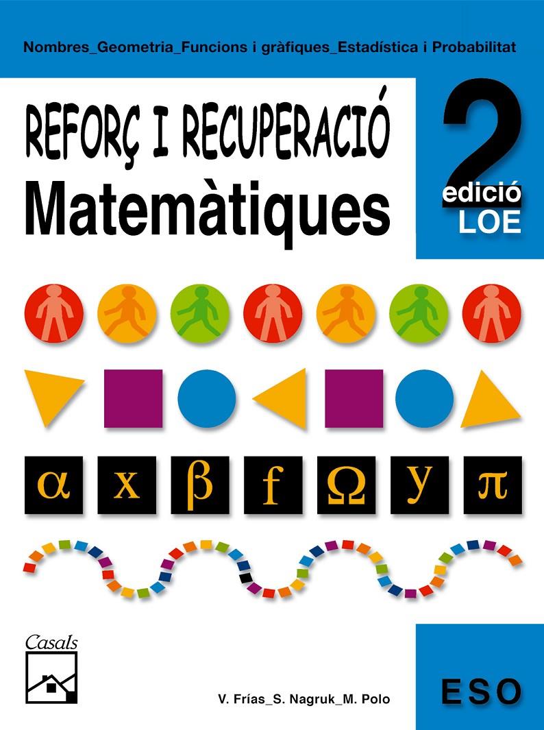 MATEMATIQUES, 2 ESO. REFORÇ | 9788421833315 | FRIAS RUIZ, VICENTA | Llibreria Online de Tremp