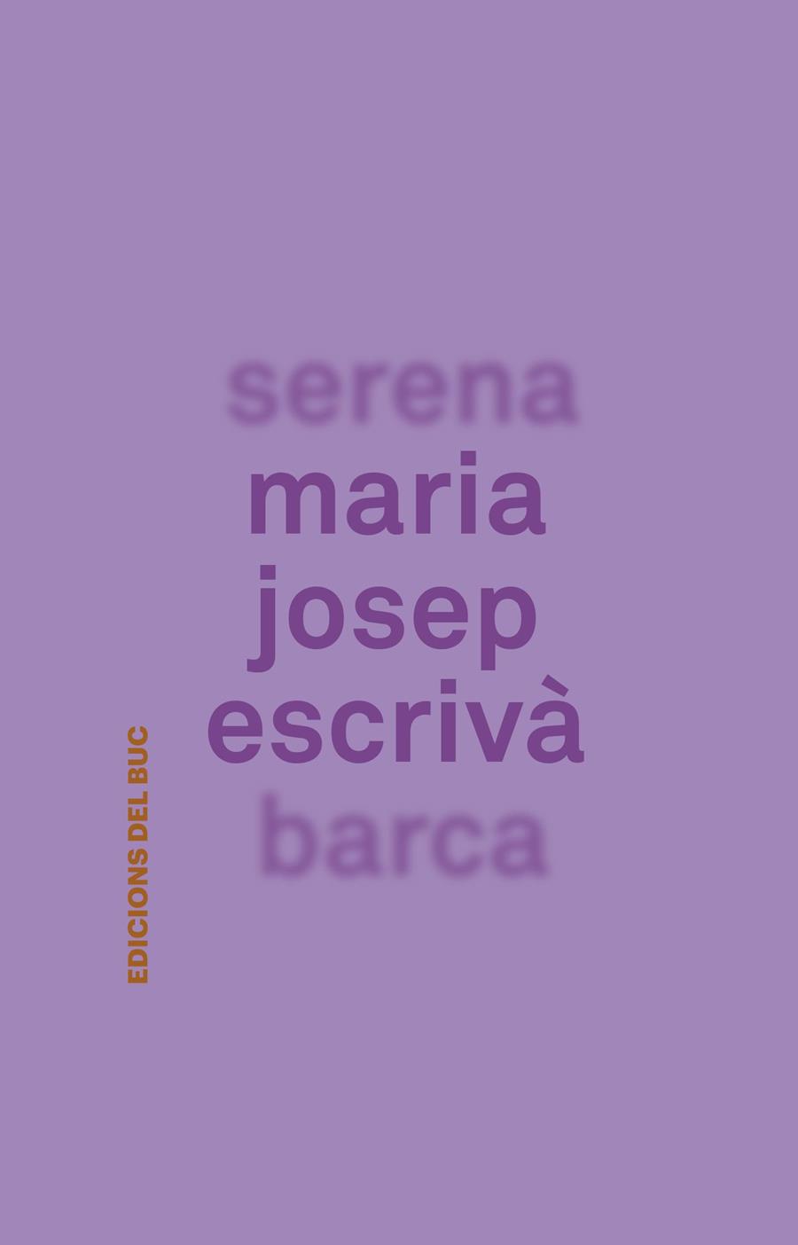 SERENA BARCA | 9788494324642 | ESCRIVÀ VIDAL, MARIA JOSEP | Llibreria Online de Tremp