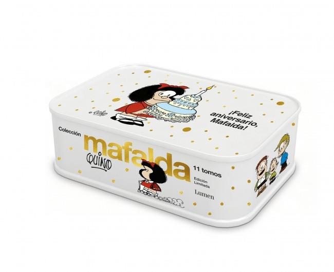 COLECCIÓN MAFALDA: 11 TOMOS EN UNA CAJA DE LATA (EDICIÓN ¡FELIZ ANIVERSARIO, MAF | 9788426420008 | QUINO | Llibreria Online de Tremp