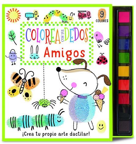 COLOREA CON TUS DEDOS: AMIGOS | 9788468358611 | VARIOS AUTORES | Llibreria Online de Tremp