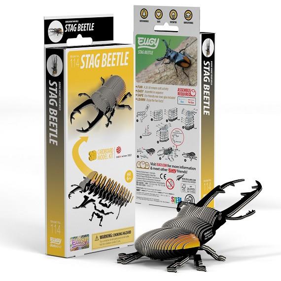 FIGURA 3D CARTRÓ STAG BEETLE | 9421036940350 | Llibreria Online de Tremp