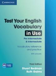 TEST YOUR ENGLISH. VOCABULARY IN USE | 9780521149907 | Llibreria Online de Tremp