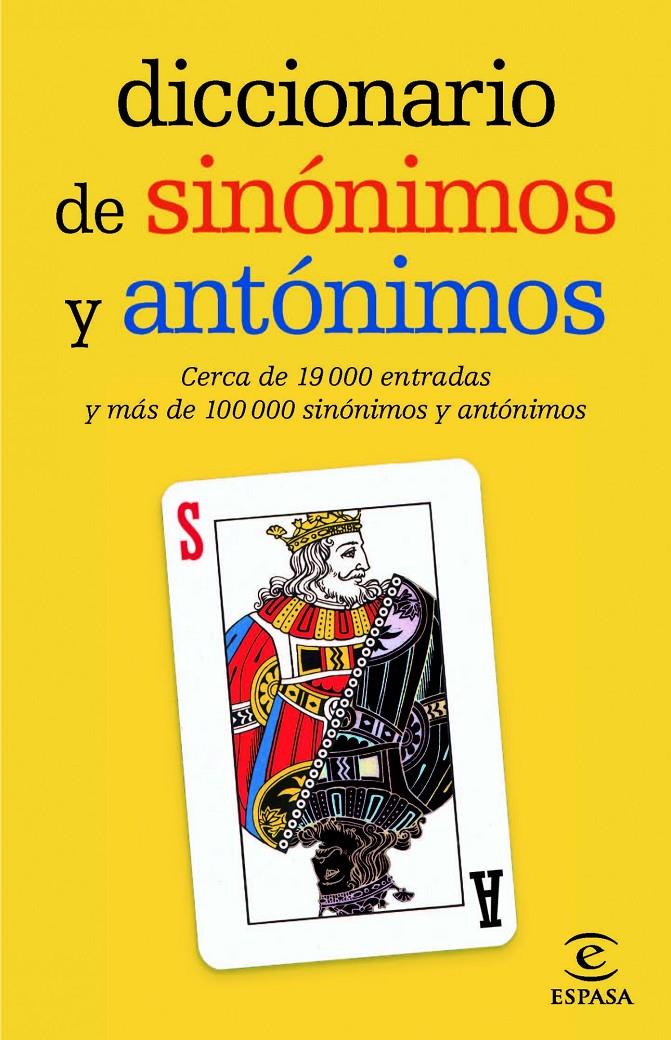 DICCIONARIO DE SINONIMOS Y ANTONIMOS | 9788467036893 | Llibreria Online de Tremp