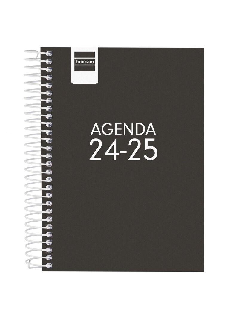 AGENDA ESCOLAR 2024-2025 CAT DP 120X164MM FINOCAM ESPIRAL NEGRA | 8422952377115 | Llibreria Online de Tremp