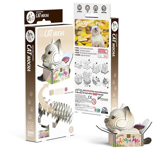 FIGURA 3D CARTRÓ CAT MOCHA | 9421036940107 | Llibreria Online de Tremp