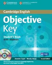 OBJECTIVE KEY STD WITH ANSWERS + CD-ROM KET  | 9781107627246 | SHARP, WENDY