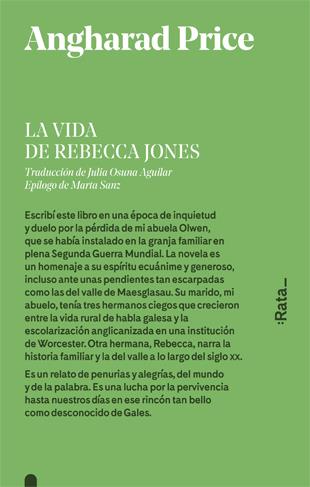 LA VIDA DE REBECCA JONES | 9788416738441 | PRICE, ANGHARAD | Llibreria Online de Tremp