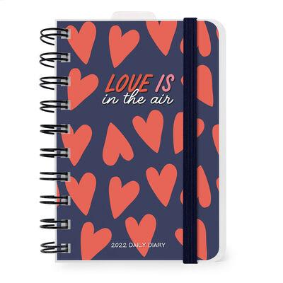 MINI AGENDA PAGINA DIA 2022 LOVE IS IN THE AIR | 8052461969596 | Llibreria Online de Tremp