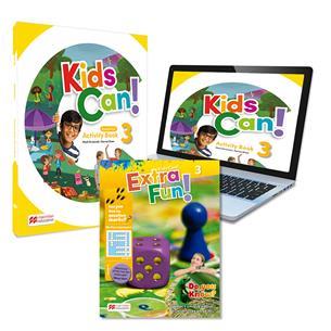KIDS CAN! 3 ESSENTIAL ACTIVITY&EXTRAFUN AND DIGITAL ESSENTIAL ACTIVITY | 9781380052933 | SHAW, DONNA/ORMEROD, MARK