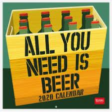 CALENDARI PARET 2020 "ALL YOU NEED IS BEER" | 8051739303674 | Llibreria Online de Tremp