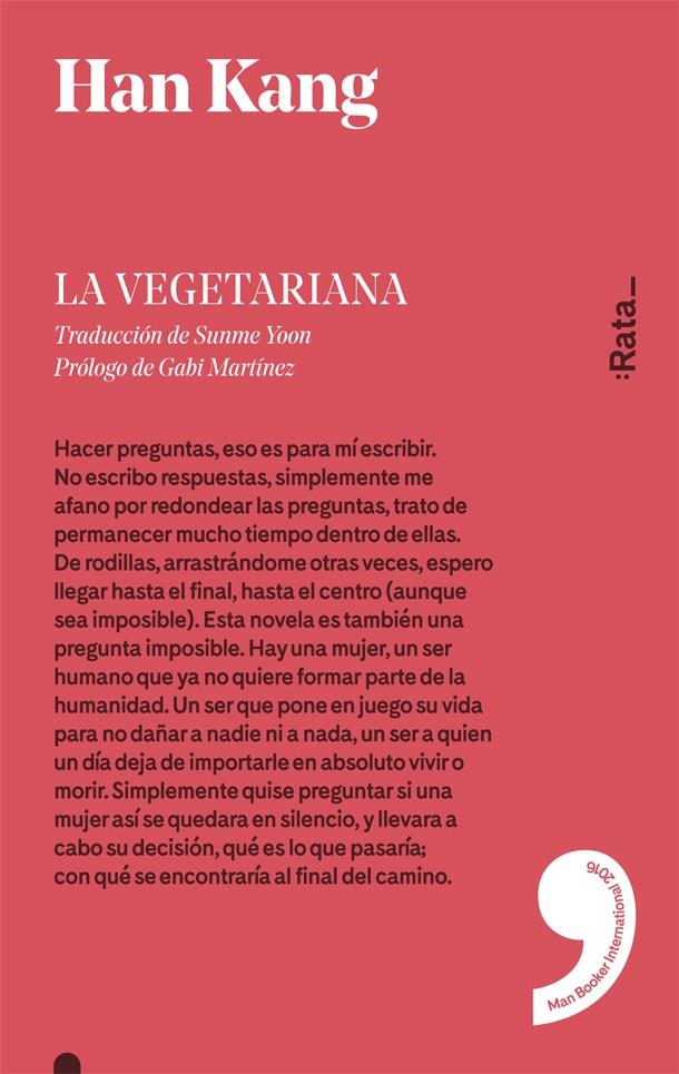 LA VEGETARIANA | 9788416738137 | HAN KANG | Llibreria Online de Tremp