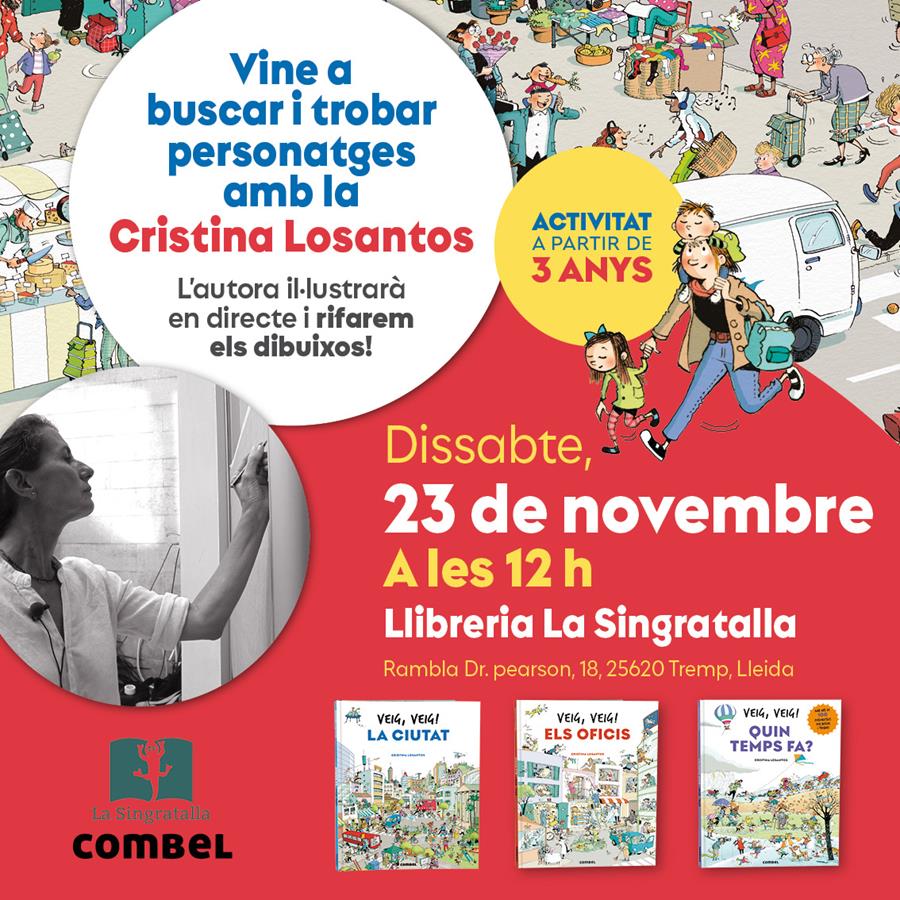 VINE A BUSCAR I TROBAR PERSONATGES amb CRISTINA LOSANTOS - Llibreria Online de Tremp