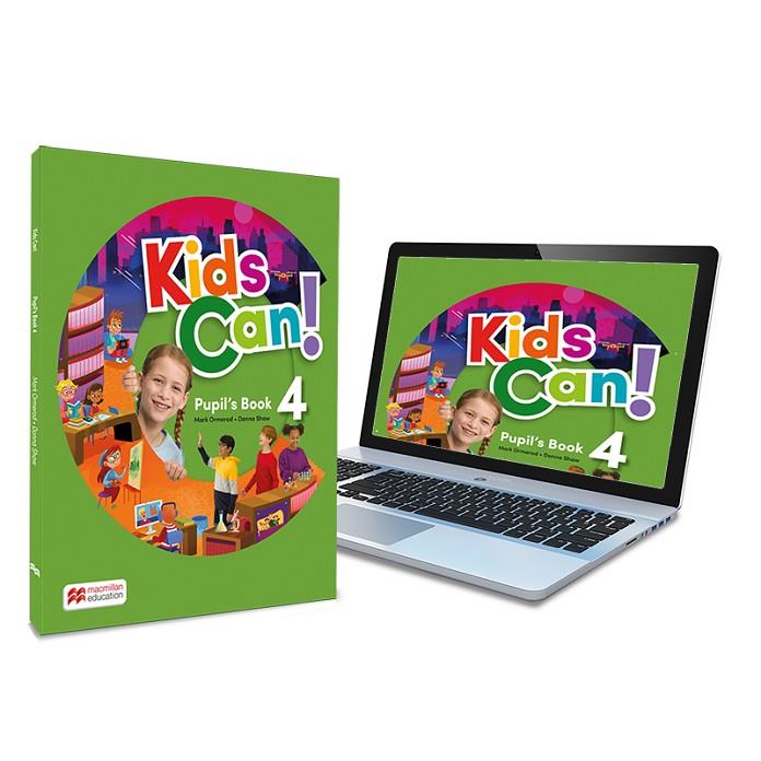 KIDS CAN! 4 PUPIL'S BOOK: LIBRO DE TEXTO DE INGLÉS IMPRESO CON ACCESO A LA VERSI | 9781380072870 | OMEROND, MARK/SHAW, DONNA | Llibreria Online de Tremp