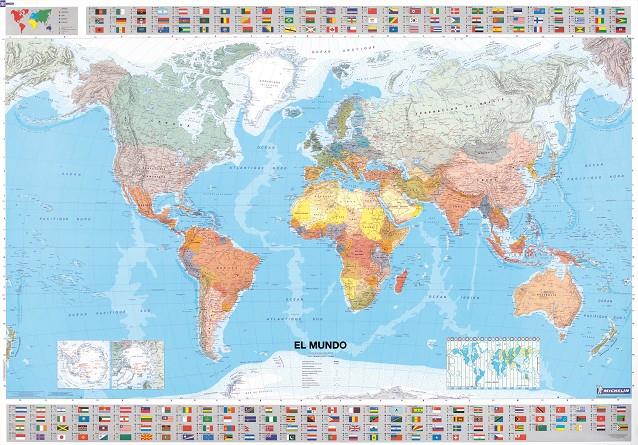 MAPA EN TUBO EL MUNDO | 9782061009857 | VARIOS AUTORES | Llibreria Online de Tremp