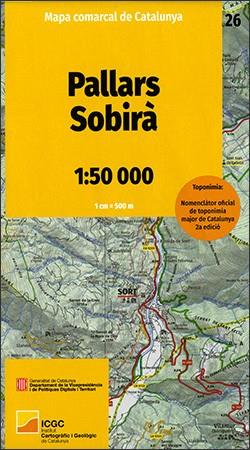 MAPA COMARCAL DEL PALLARS SOBIRÀ | 9788418986475 | Llibreria Online de Tremp