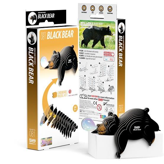 FIGURA 3D CARTRÓ BLACK BEAR  | 9421036940008 | Llibreria Online de Tremp