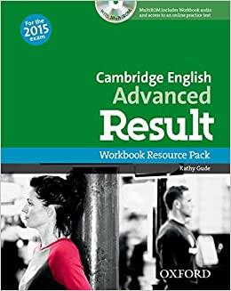 CAE RESULT WORKBOOK WITHOUT KEY + CD-ROM 2015 EDITION | 9780194512350 | GUDE, KATHY | Llibreria Online de Tremp