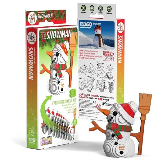 FIGURA 3D CARTRÓ SNOWMAN | 9421035150590 | Llibreria Online de Tremp